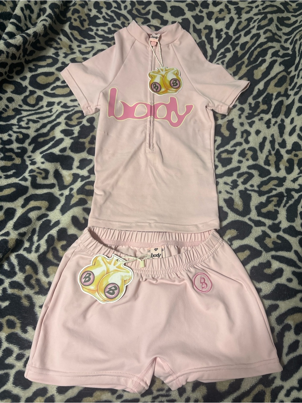 Baby pink Body By Raven Tracy 2 piece set
